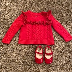 Red Winter Staples! 6-12 months Baby Gap
